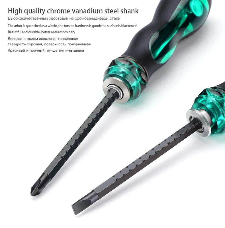 Telescopic Dual-purpose Screwdriver (with detachable handle)